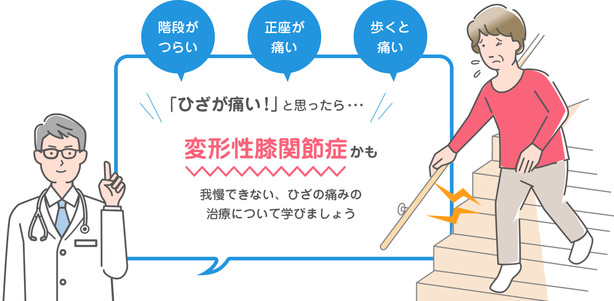 ひざ痛い.jp | 変形性膝関節症の痛みの原因、治療に関する情報をお届けするサイトです。